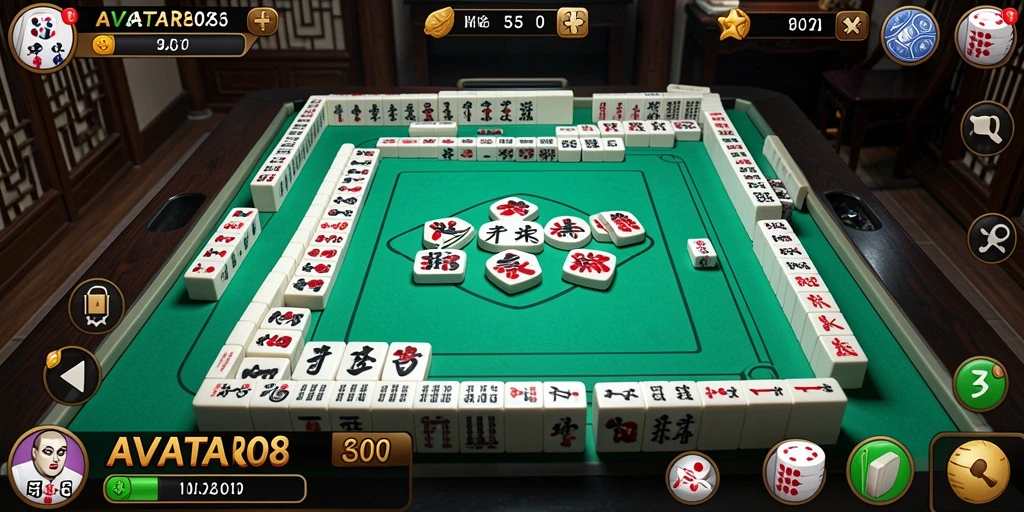 Tampilan screenshot <strong>AVATAR808</strong> menampilkan gameplay Mahjong yang seru dan menantang.