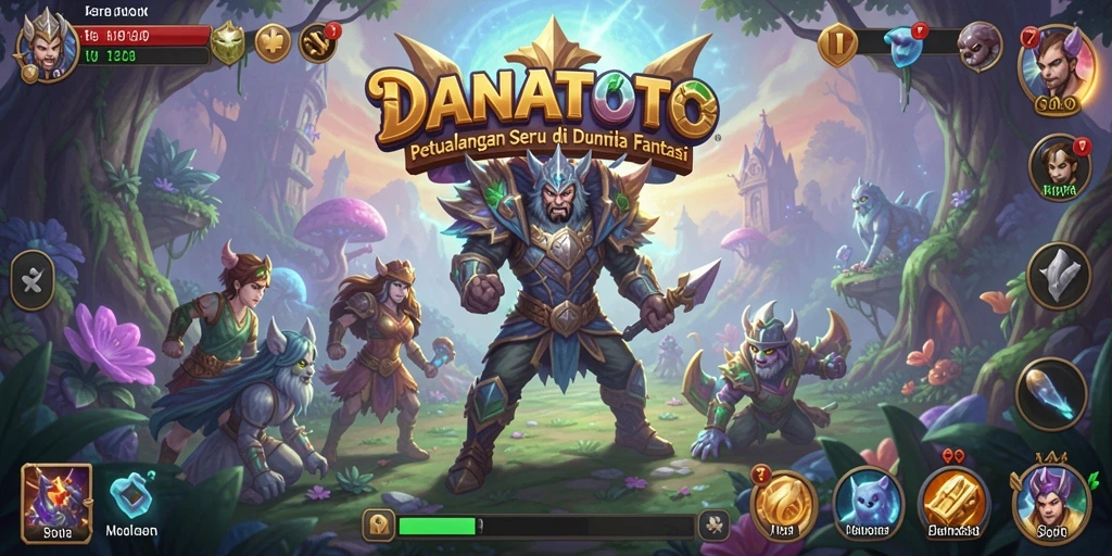 Gameplay seru DANATOTO dengan grafik menakjubkan.