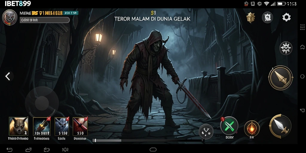 Tampilan menegangkan dari gameplay IBET899 yang menyeramkan dan penuh ketegangan.