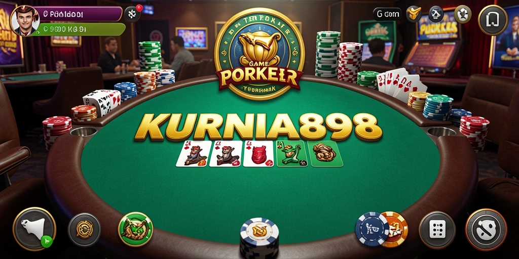 Tampilan gameplay seru dalam KURNIA898, akselerasi Poker yang nyata.
