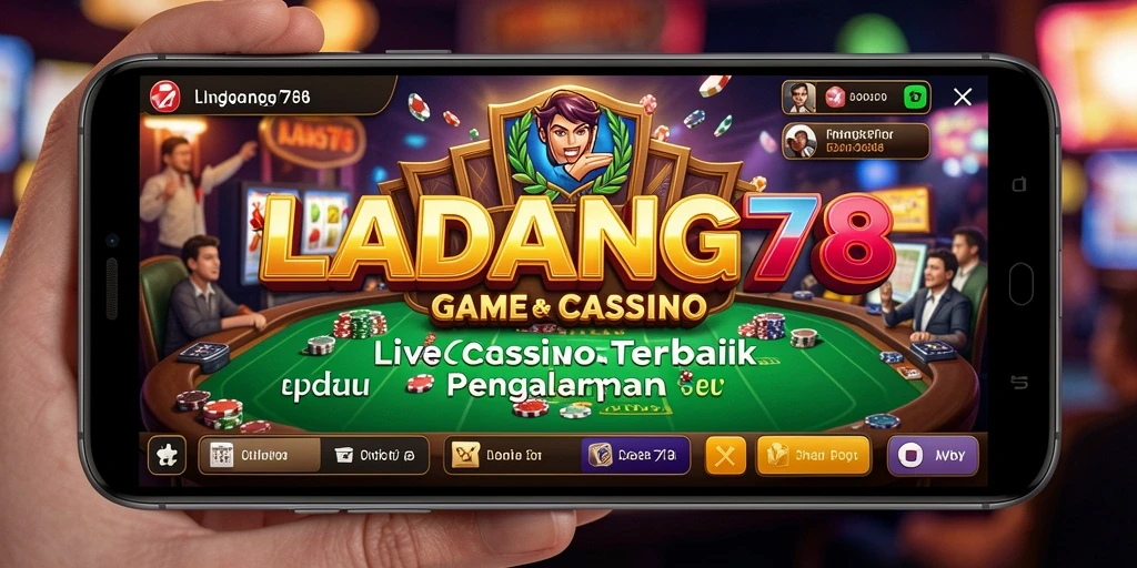 Gameplay Live Casino di LADANG78 yang mendebarkan dan interaktif.