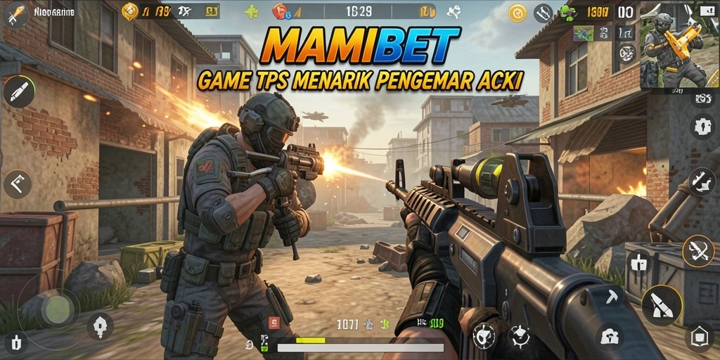 Tampilan gameplay TPS yang menegangkan di MAMIBET.