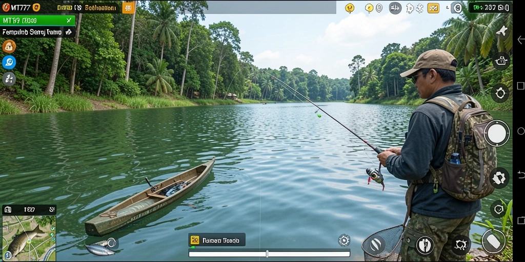 Gameplay menarik dari MT777 menunjukkan momen menangkap ikan.