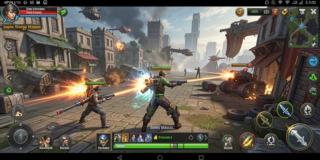 Tampilan dinamis dari gameplay RPWIN1 yang menegangkan.