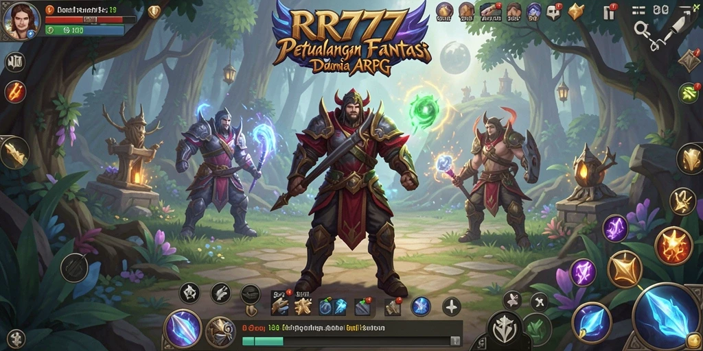 Tangkapan layar gameplay menunjukkan aksi seru dalam RR777.