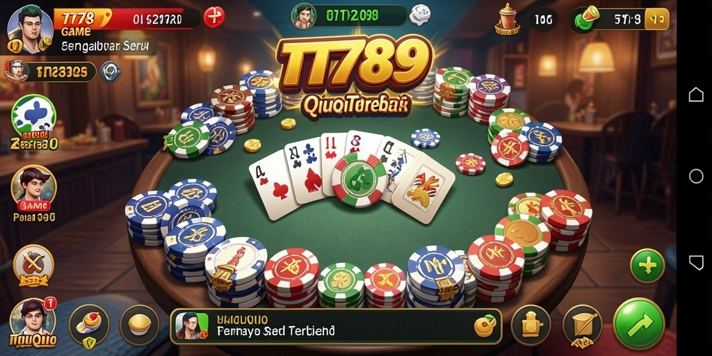 Tampilan gameplay seru QiuQiu di TT789.