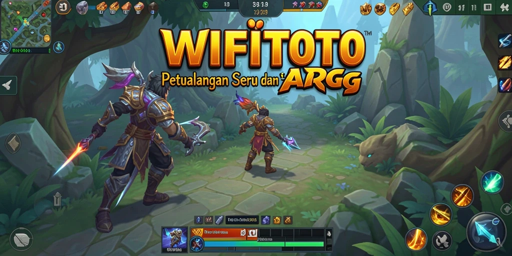 Tangkapan layar menunjukkan aksi seru gameplay WIFITOTO dalam dunia ARPG.